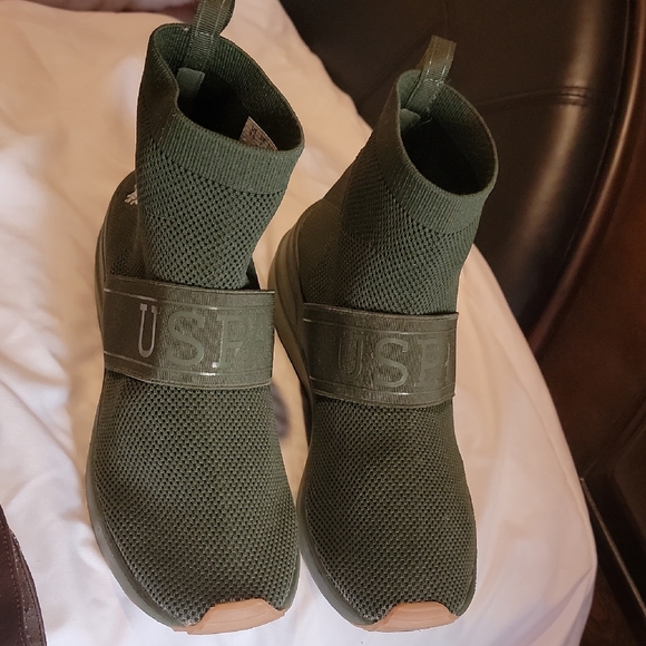 Polo Ralph Lauren Shoes - Polo by Ralph Lauren Green Ankle Boots